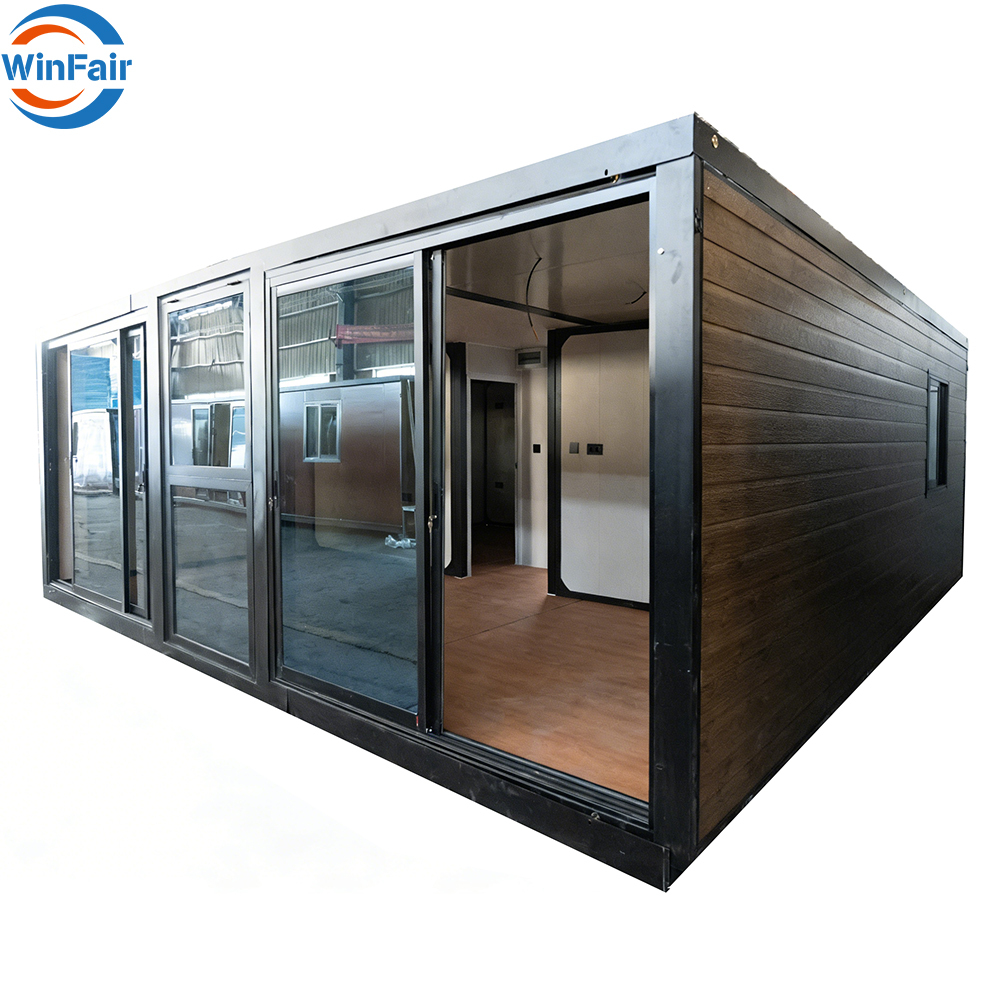 WinFair Chinese House Building Cost Prefab Mobile Modular Expandable Container Folding House for Construction Site Office