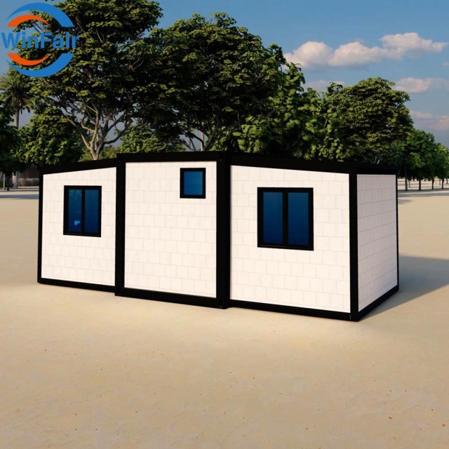 WinFair Low Cost Prefab 10Ft Living Expandable Container House Homes With Bathroom and Kitchen for Granny Flat / Guest House