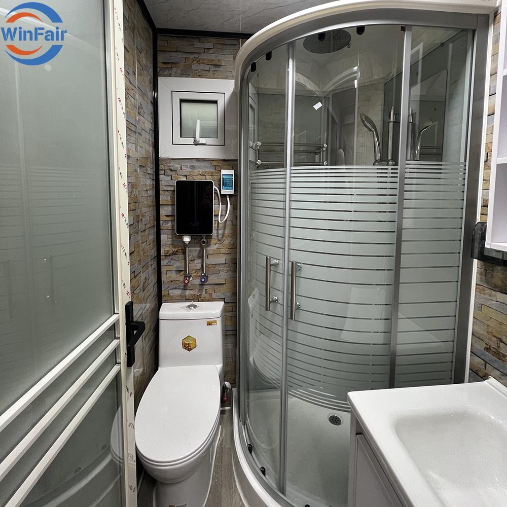WinFair Modular Beach Homes Prefabricated Expandable Container House With Kitchen and Bathroom for Retirement Home/Senior Living