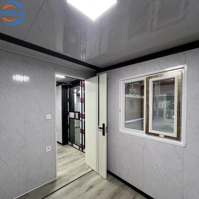 WinFair Low Cost Prefab 10Ft Living Expandable Container House Homes With Bathroom and Kitchen for Granny Flat / Guest House