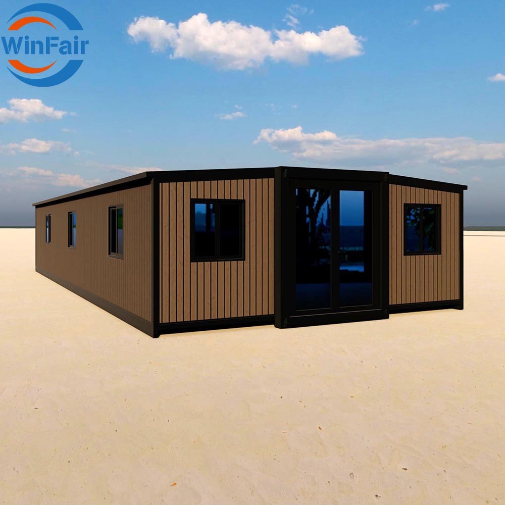 WinFair Foldable Prefabricated Expandable Container House 40Ft With Bathroom Luxury Villas for Accessory Dwelling Unit
