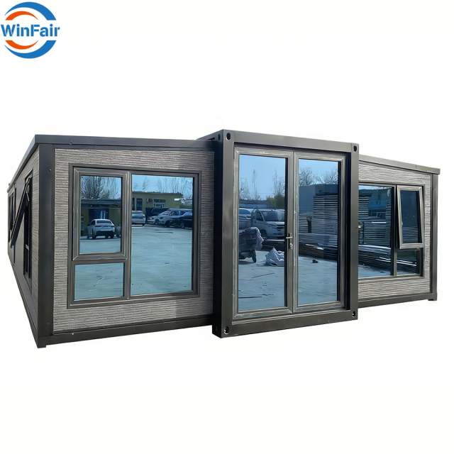 WinFair Low Cost Coffee Shop Pre House Prefabricated Italy 40 Foot Container House Modern Villa for Home Studio / Creative Space
