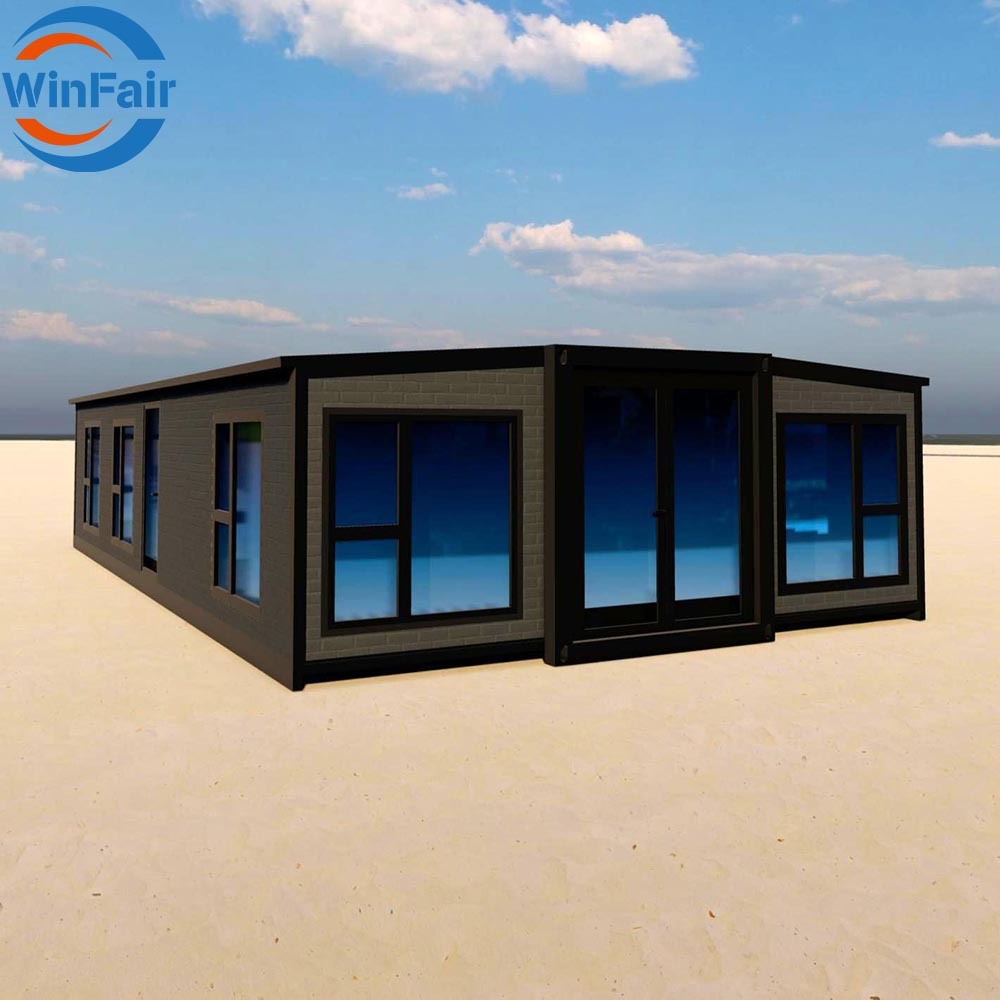 WinFair Low Cost Coffee Shop Pre House Prefabricated Italy 40 Foot Container House Modern Villa for Home Studio / Creative Space