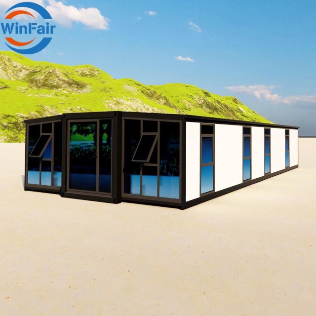 WinFair Competitive Price Expandable Container House Shop Australia 40Ft Granny Flat for Self-Built Villa/Residential Home
