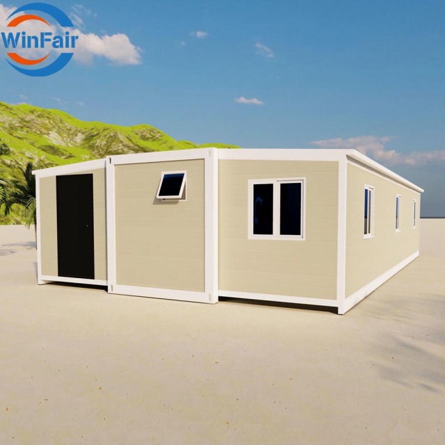 WinFair Modern Modular Prefab Ready Made Container 40Ft House Home Villas Office Kenya For Vacation Rental/Seaside Bungalow