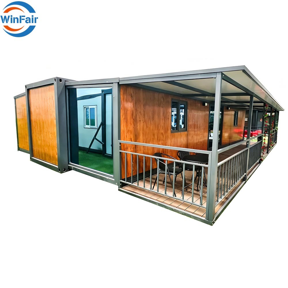 WinFair 40 Ft Prefabricated Ready Villas Mobile Modular House Container Australia Granny Flat for Disaster Relief Housing