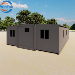 WinFair Low Cost Prefab Foldable Modular Expandable Container Home House With Bath Kitchen 40 Ft for Dormitory Office Camp