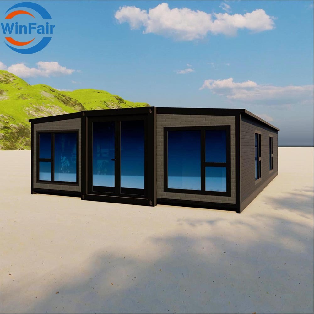 WinFair Low Cost Coffee Shop Pre House Prefabricated Italy 40 Foot Container House Modern Villa for Home Studio / Creative Space