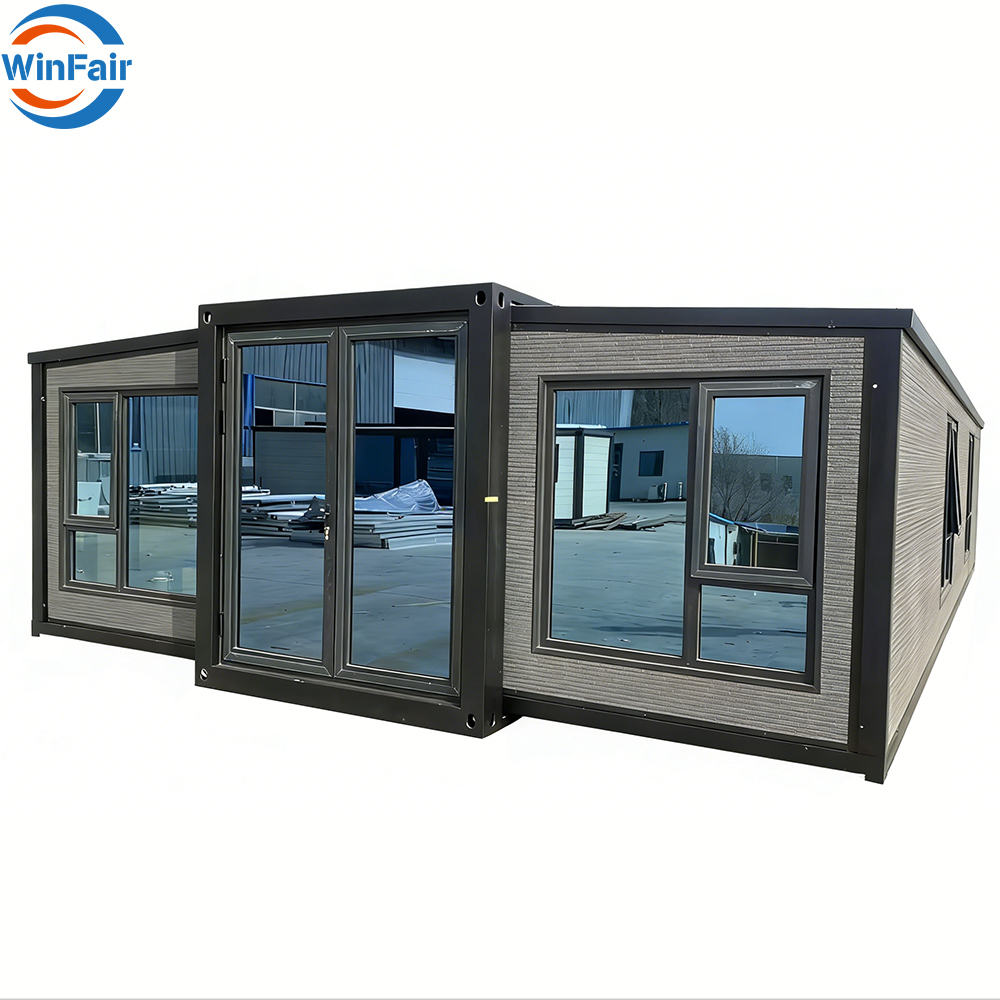 WinFair Low Cost Coffee Shop Pre House Prefabricated Italy 40 Foot Container House Modern Villa for Home Studio / Creative Space