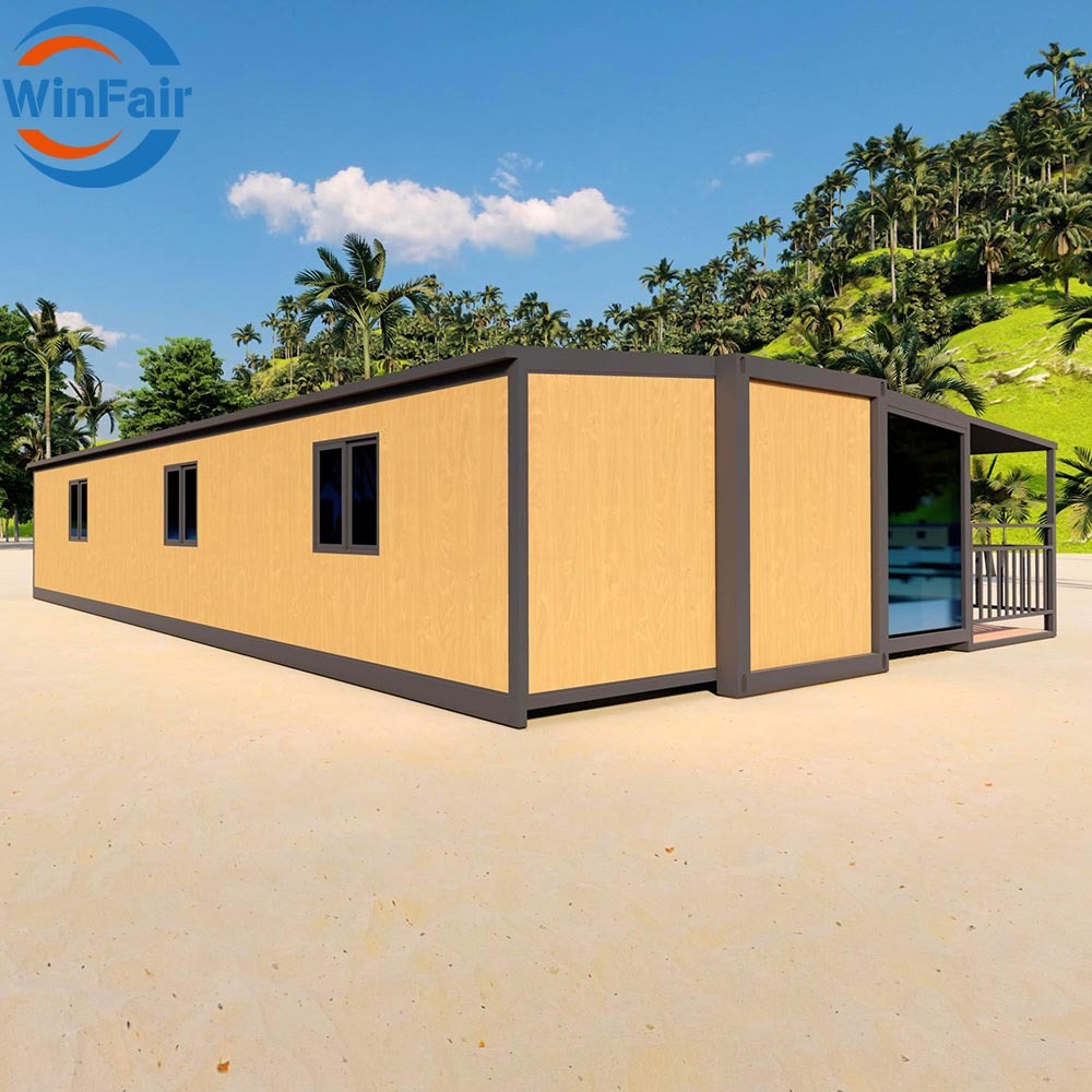 WinFair Prefab Luxury Modular Living Container House Home With Terrace Prefabricated 40Ft Office From China for Rural Farmhouse