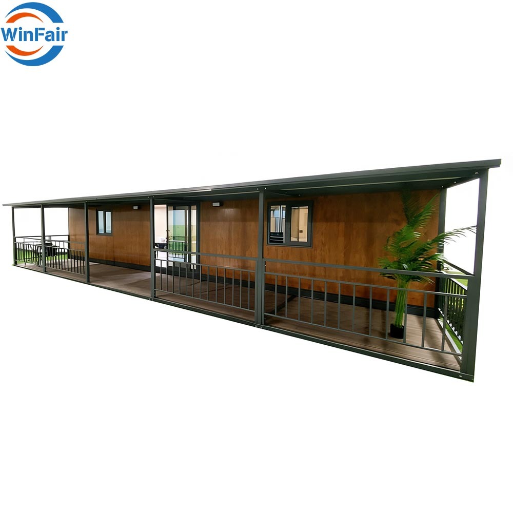 WinFair 40 Ft Prefabricated Ready Villas Mobile Modular House Container Australia Granny Flat for Disaster Relief Housing