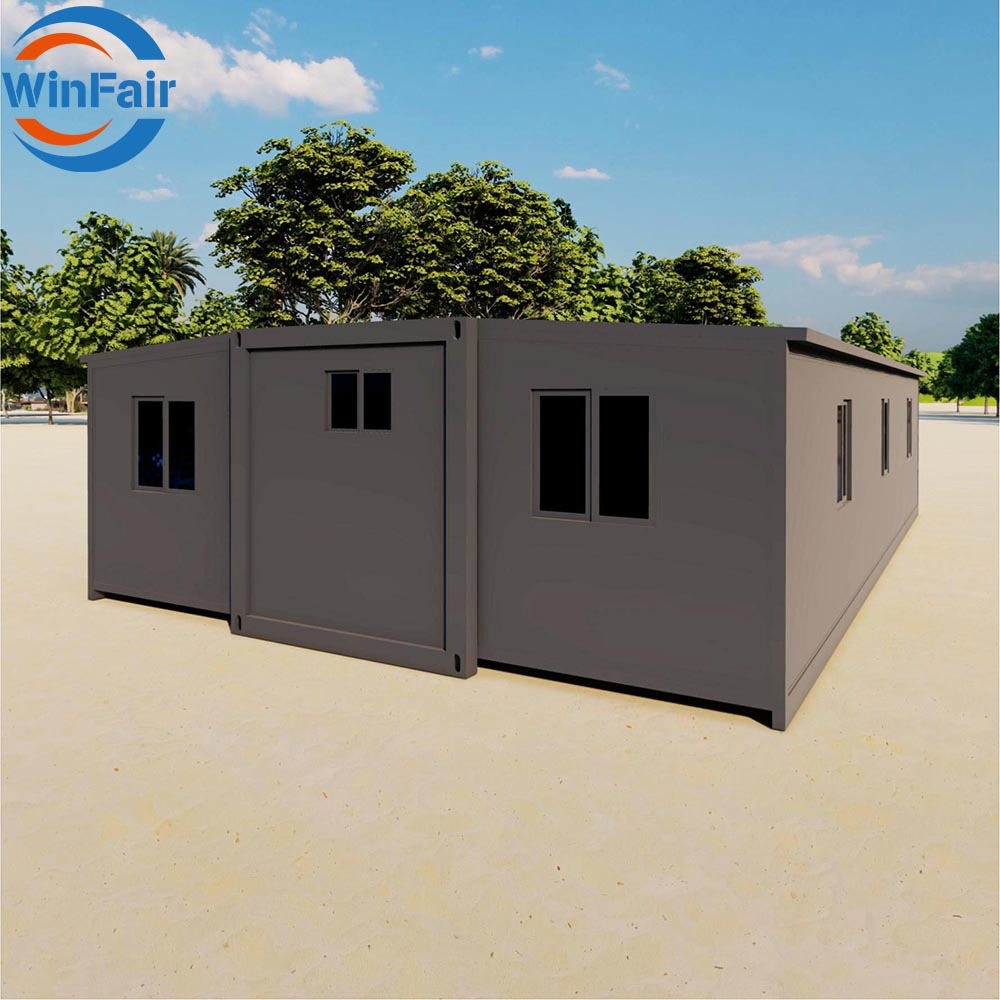 WinFair 40 Ft Expandable Folding Modular Container House With Toilet and Shower Prefab for Living Container / Casa Container