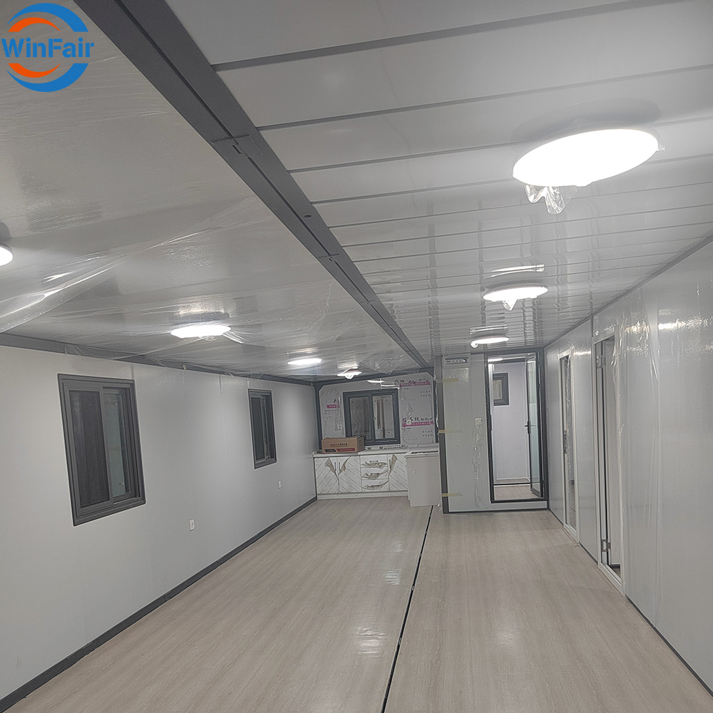 WinFair Prefabricated 40 Foot Expandable Container House 2 Bedroom With Kitchen and Bathroom for Resort Villa/ Mobile Gym