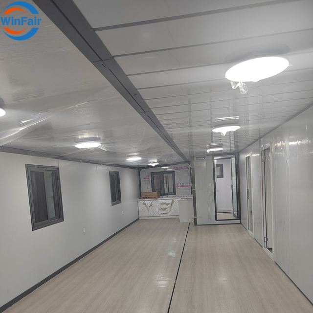 WinFair Prefabricated 40 Foot Expandable Container House 2 Bedroom With Kitchen and Bathroom for Resort Villa/ Mobile Gym