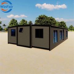 WinFair Low Cost Coffee Shop Pre House Prefabricated Italy 40 Foot Container House Modern Villa for Home Studio / Creative Space