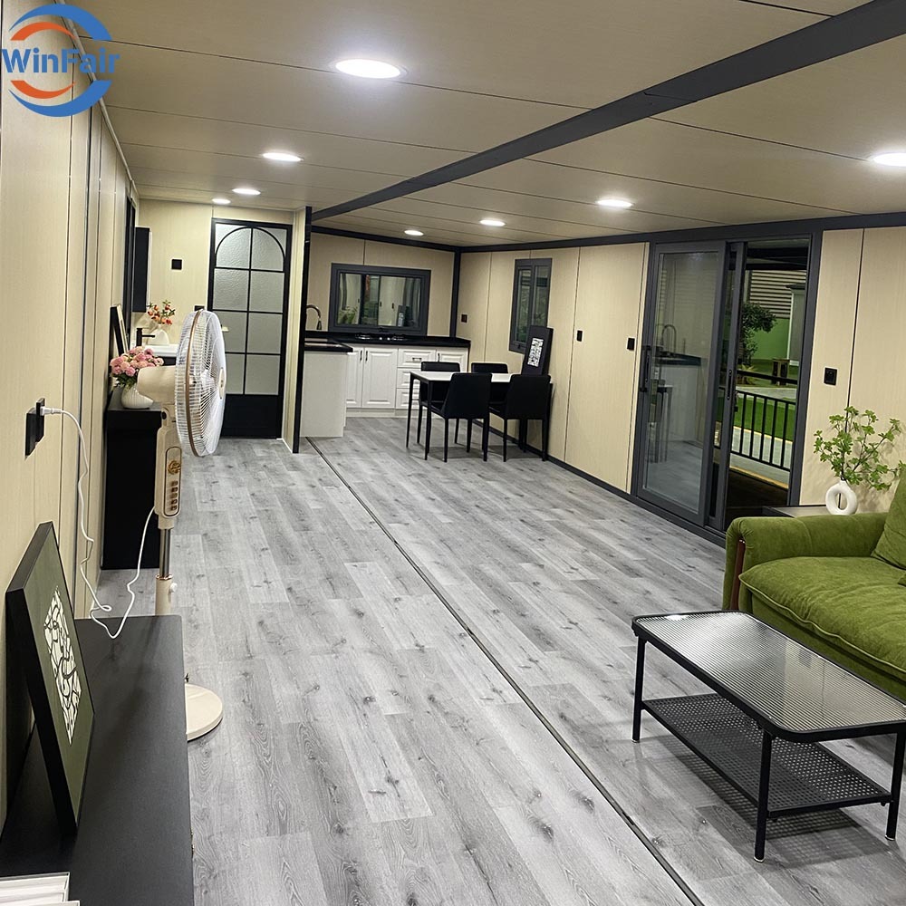 WinFair Prefab Luxury Modular Living Container House Home With Terrace Prefabricated 40Ft Office From China for Rural Farmhouse