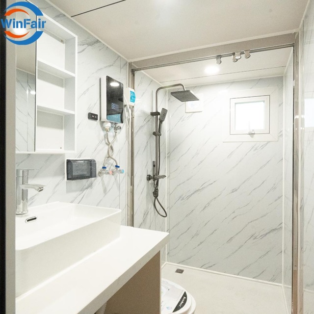 WinFair Lebanon Steel Prefab Ready-Made-Container-House 40Ft Prefab Modular Home for Luxury Resort Villa/Seaside Bungalow