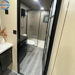 WinFair China Wholesale Foldable Modern Prefabricated Beach Ready Made Container House 40 Ft With Terrace for Coffee Shop