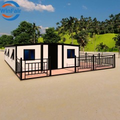 WinFair Luxury Mobile Prefabricated Folding House Container 40 Ft Casa Prefabbricata for Dormitory Office Camp/Resort Villa