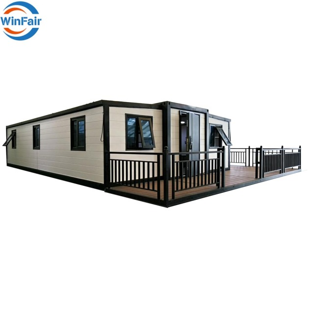 WinFair Bangladesh Low Cost Prefab Prefabricated Villa House 3 Bedroom for Beachfront Bungalow/Beach House/Residential Home