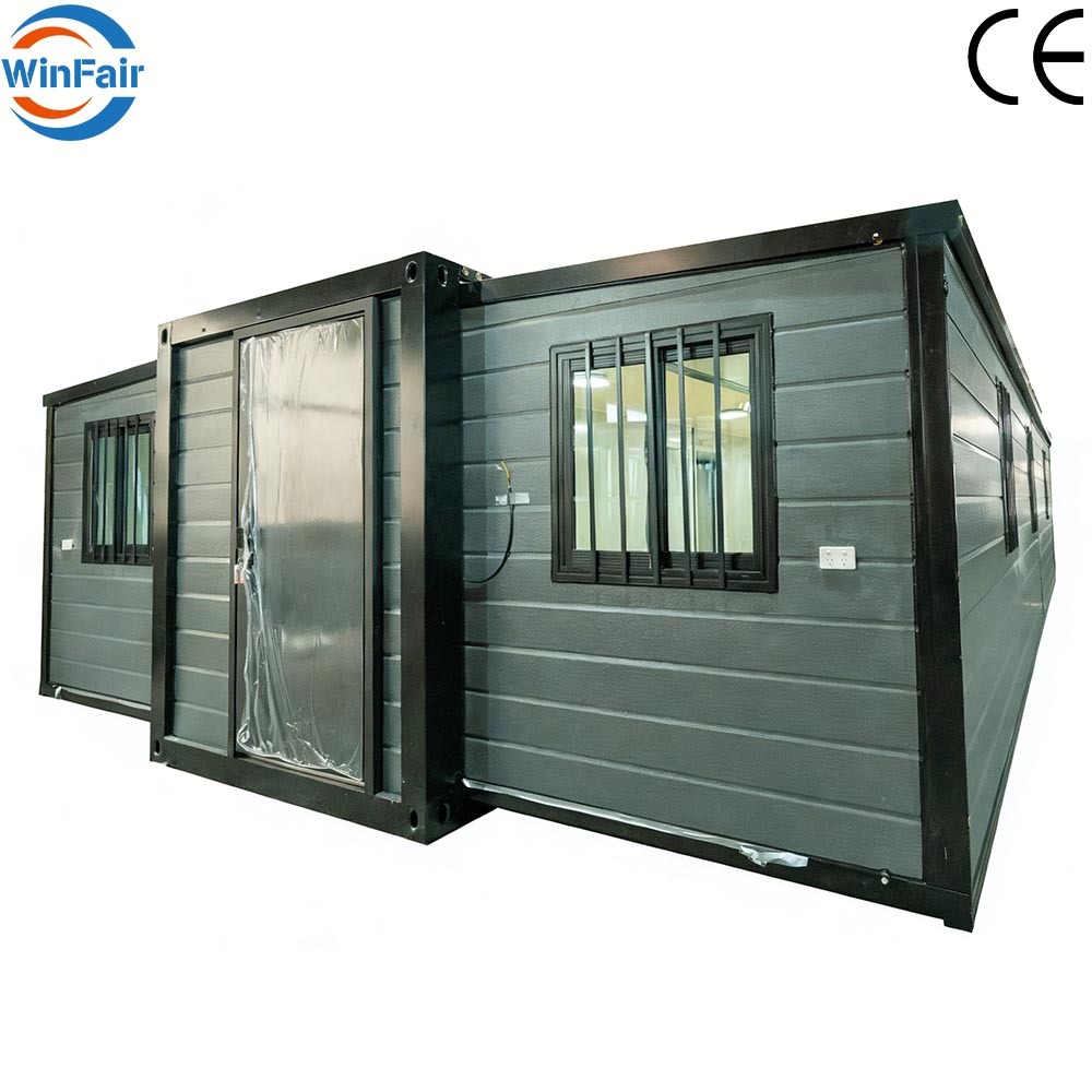 WinFair Low Cost 2 Bedroom Expandable Container House Prefab Homes 40 Feet Luxury for Resort Villa / Accessory Dwelling Unit