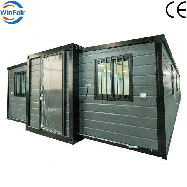 WinFair Low Cost 2 Bedroom Expandable Container House Prefab Homes 40 Feet Luxury for Resort Villa / Accessory Dwelling Unit