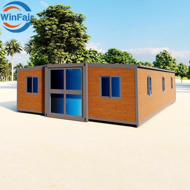 WinFair China Wholesale Price Luxury Expandable Container House 2 Bedroom 40Ft With Bathroom Mancamps for Retirement Home