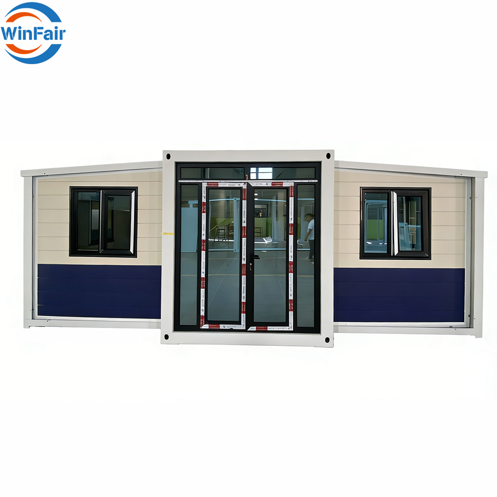 WinFair 40Ft Expandable Prefab Mobile House 6 Bedroom Prefabricated Homes House Luxury for Sale Malaysia Dormitory Office Camp