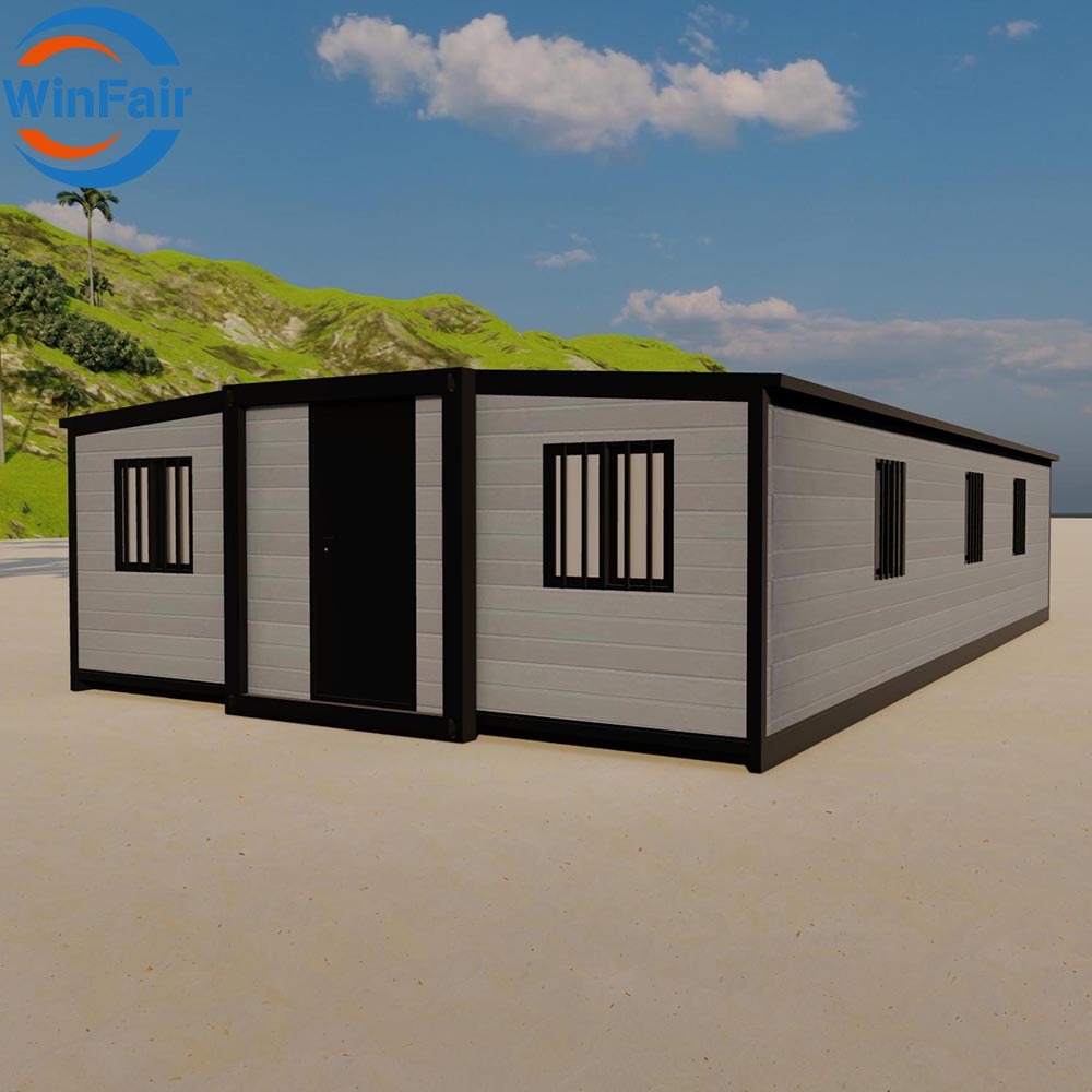 WinFair Low Cost 2 Bedroom Expandable Container House Prefab Homes 40 Feet Luxury for Resort Villa / Accessory Dwelling Unit