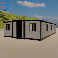WinFair Low Cost 2 Bedroom Expandable Container House Prefab Homes 40 Feet Luxury for Resort Villa / Accessory Dwelling Unit
