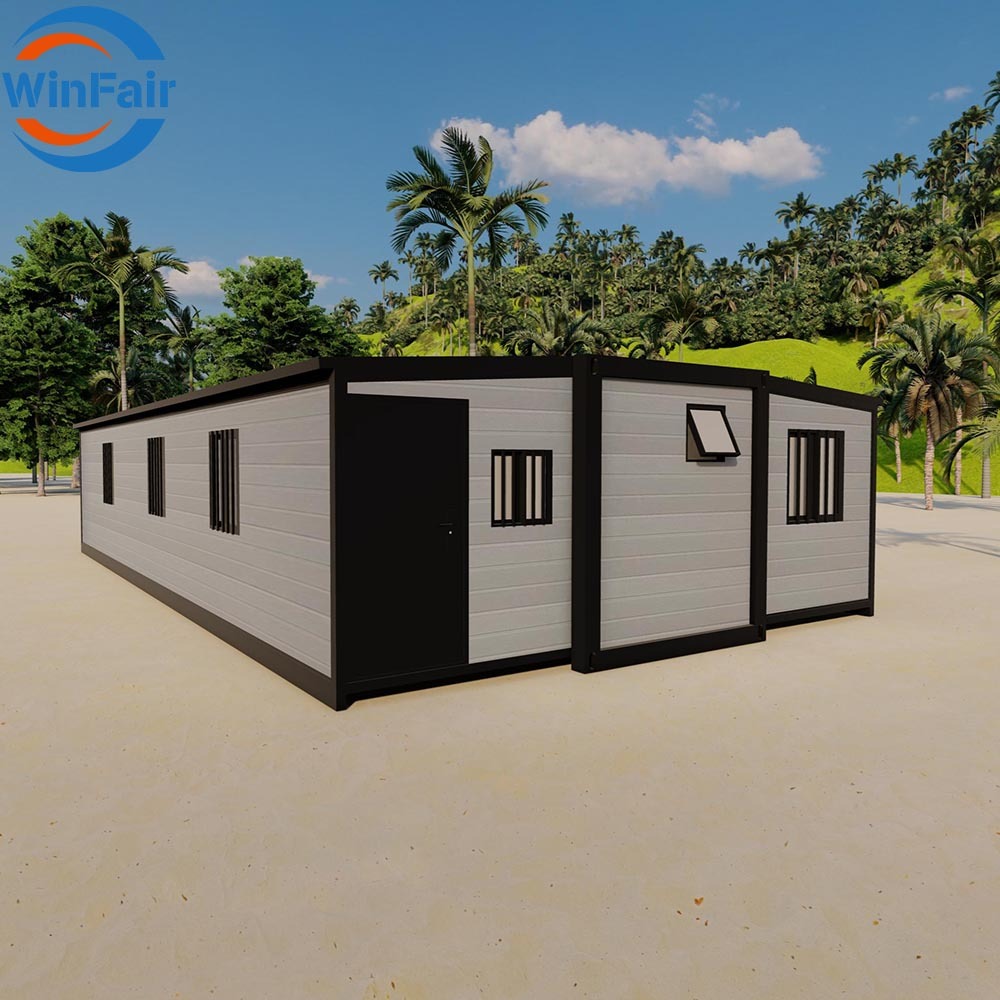 WinFair Low Cost 2 Bedroom Expandable Container House Prefab Homes 40 Feet Luxury for Resort Villa / Accessory Dwelling Unit