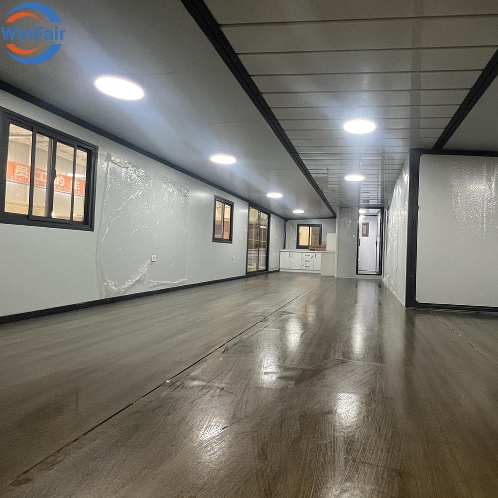 WinFair China Wholesale Price Luxury Expandable Container House 2 Bedroom 40Ft With Bathroom Mancamps for Retirement Home