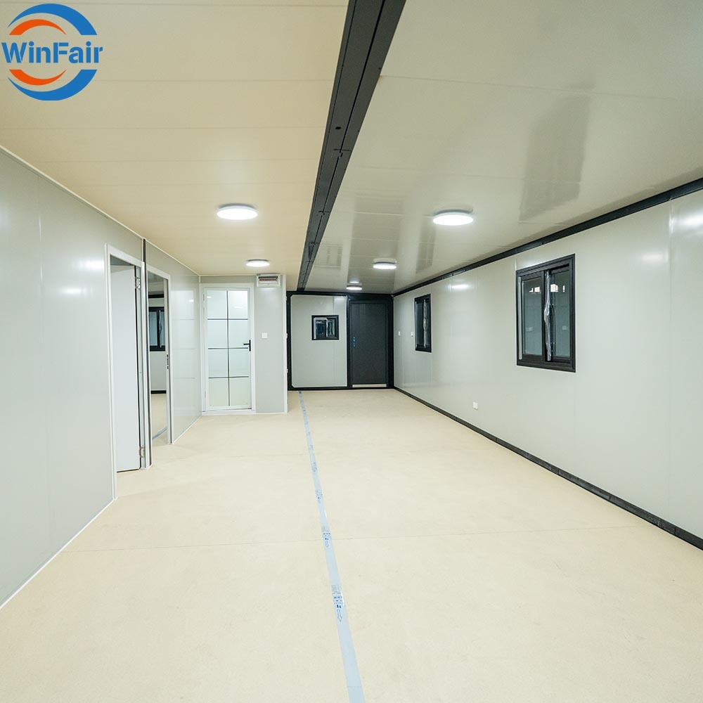 WinFair Portable Modular Sandwich Panel Prefabricated Container House 40Ft for Retirement Home / Senior Living / Rural Farmhouse
