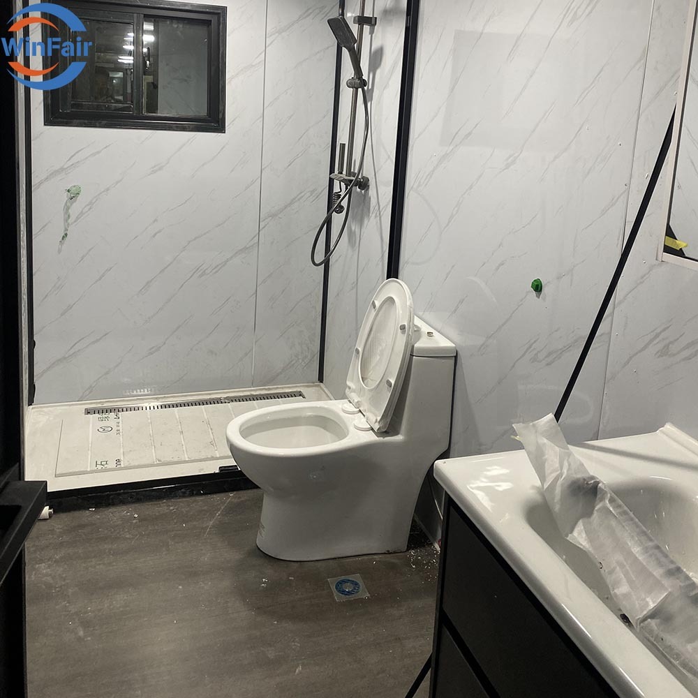 WinFair Competitive Price Folding Prefab Module 30 Ft Expandable Container House With Toilet Poland for Beachfront Bungalow