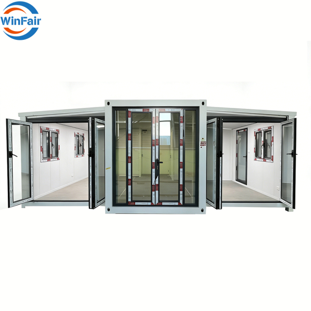 WinFair Ce Certified Slovenia Living Fold Prefab Modular 30Ft Expandable Container House 2 Bedrooms With Bathroom for Shelter