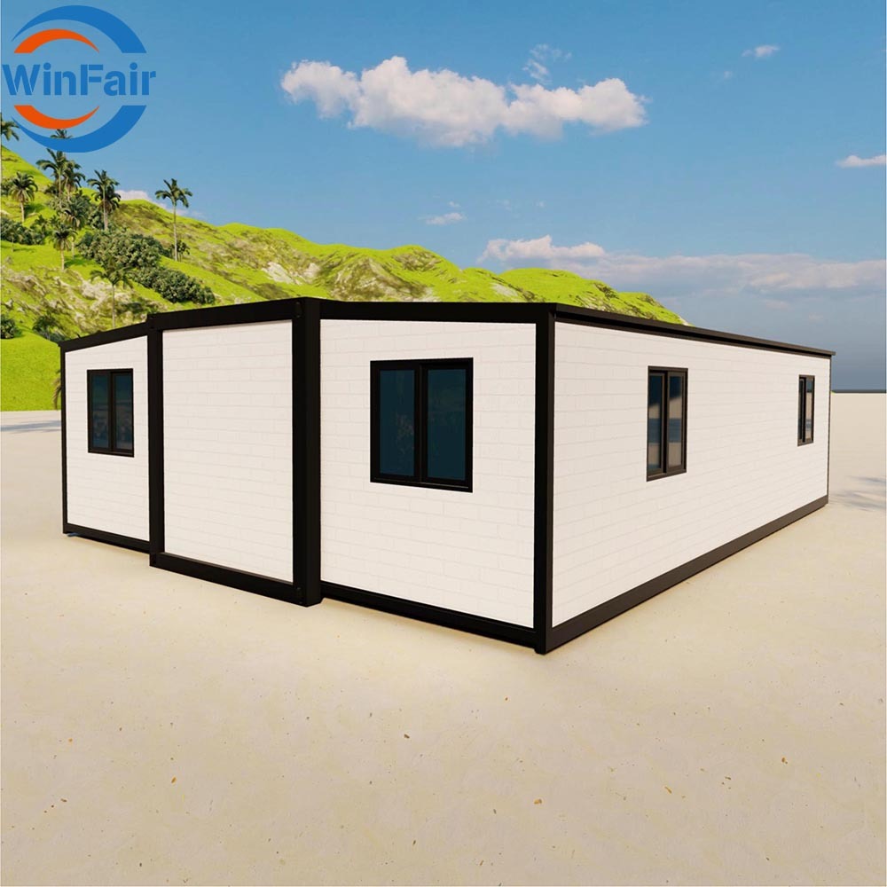 WinFair Custom Reasonable Price 30 Ft Container Homes Prefab Expandable House Container Ready to Live 2 Bedroom for Granny Flat