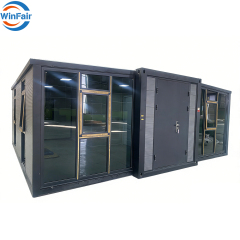 WinFair Ce Certified Chinese Luxury Prefabricated Living Expandable Container House With Glass Walls for Temporary Housing
