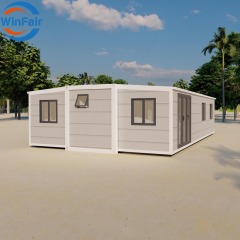 WinFair Romania Modular Mobile Two Bedroom Prefabricated Expandable Container House 30Ft for Rural Farmhouse / Vacation Rental