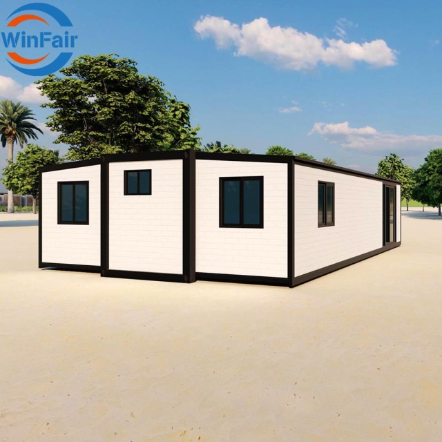 WinFair Custom Reasonable Price 30 Ft Container Homes Prefab Expandable House Container Ready to Live 2 Bedroom for Granny Flat