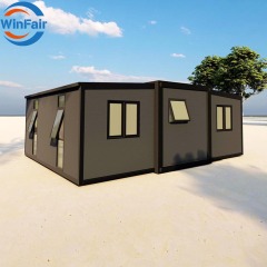 WinFair Expandable Prefab Modern Glass Wall Container House 20 Ft Low Cost for Living Container / Casa Container