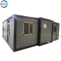 WinFair Ce Certified Chinese Luxury Prefabricated Living Expandable Container House With Glass Walls for Temporary Housing