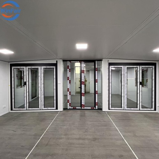 WinFair Ce Certified Slovenia Living Fold Prefab Modular 30Ft Expandable Container House 2 Bedrooms With Bathroom for Shelter