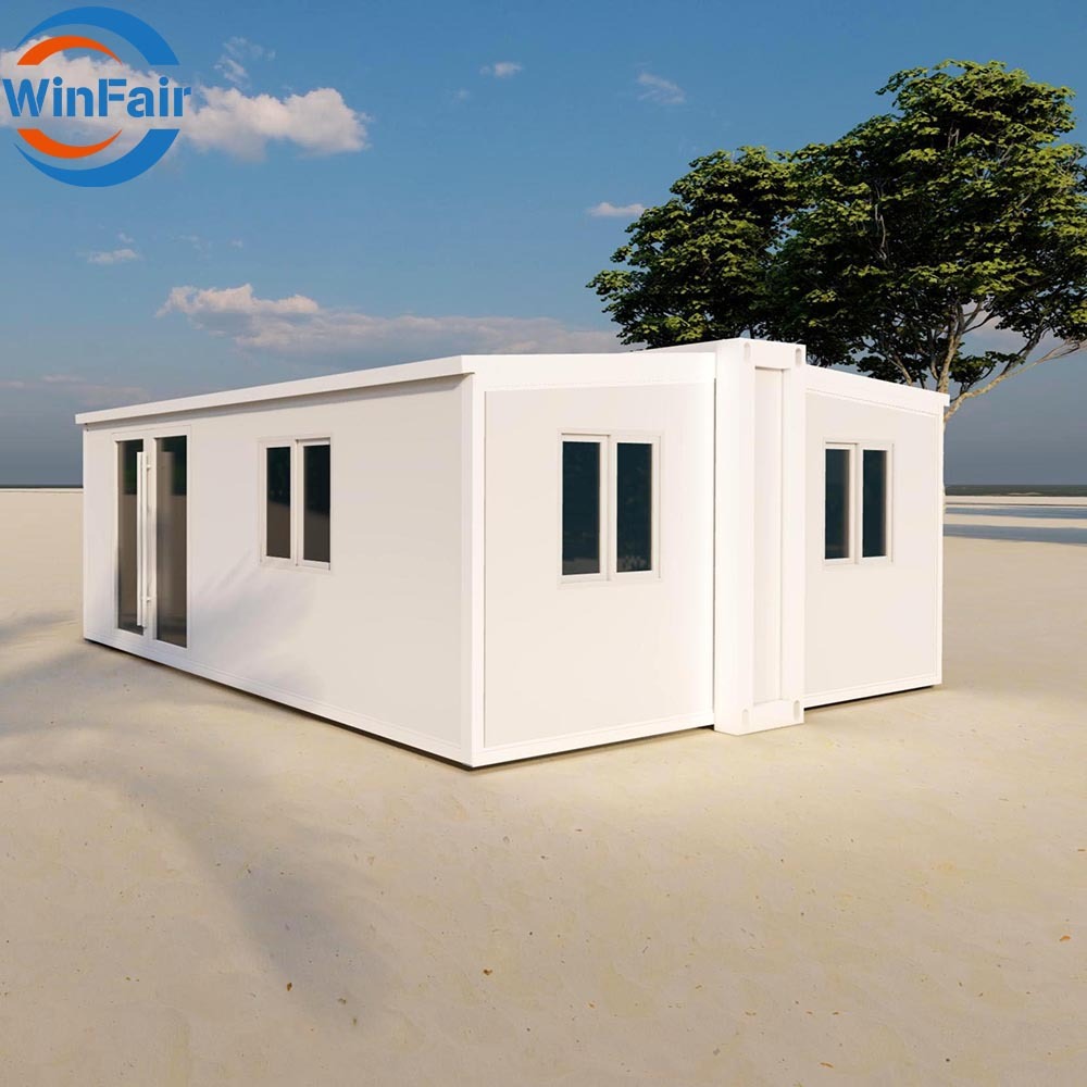 WinFair Ce Certified Mexico Prefab Modern Tiny Home Villa Foldable Container Home House for Temporary Housing / Shelter