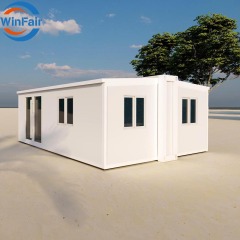 WinFair Ce Certified Mexico Prefab Modern Tiny Home Villa Foldable Container Home House for Temporary Housing / Shelter