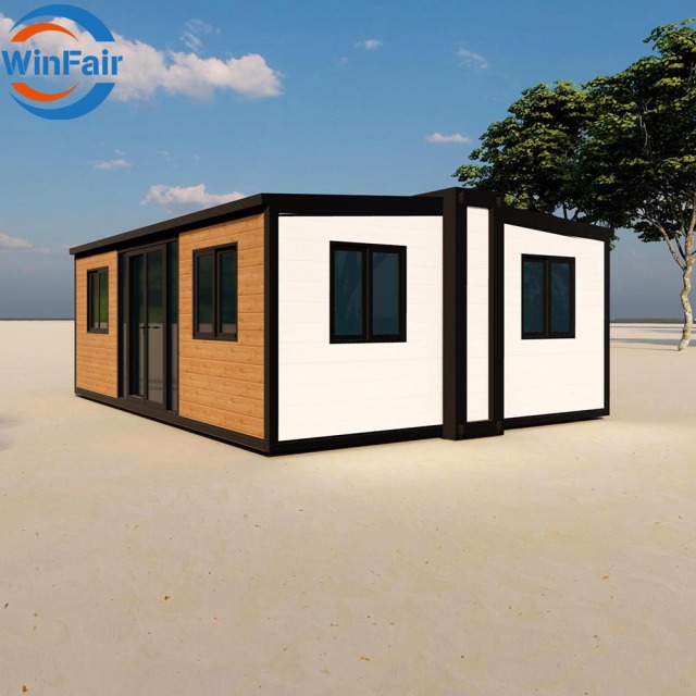 WinFair Australia Prefab Mobile Haus Tiny Expandable Container House Prefabricated for Reception Center/Construction Site Office