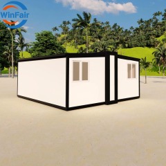 WinFair Ce Certified Moq 6 Sets Prefabricated Expandable Folding Tiny Container Module House for Reception Center / Mobile Gym