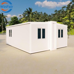 WinFair Ce Certified Mexico Prefab Modern Tiny Home Villa Foldable Container Home House for Temporary Housing / Shelter