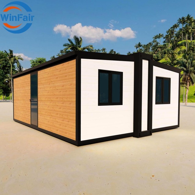 WinFair Portable Modular Living Tiny Mobile Home Granny Flat House for Home Studio/Creative Space/Mobile Clinic/Health Center