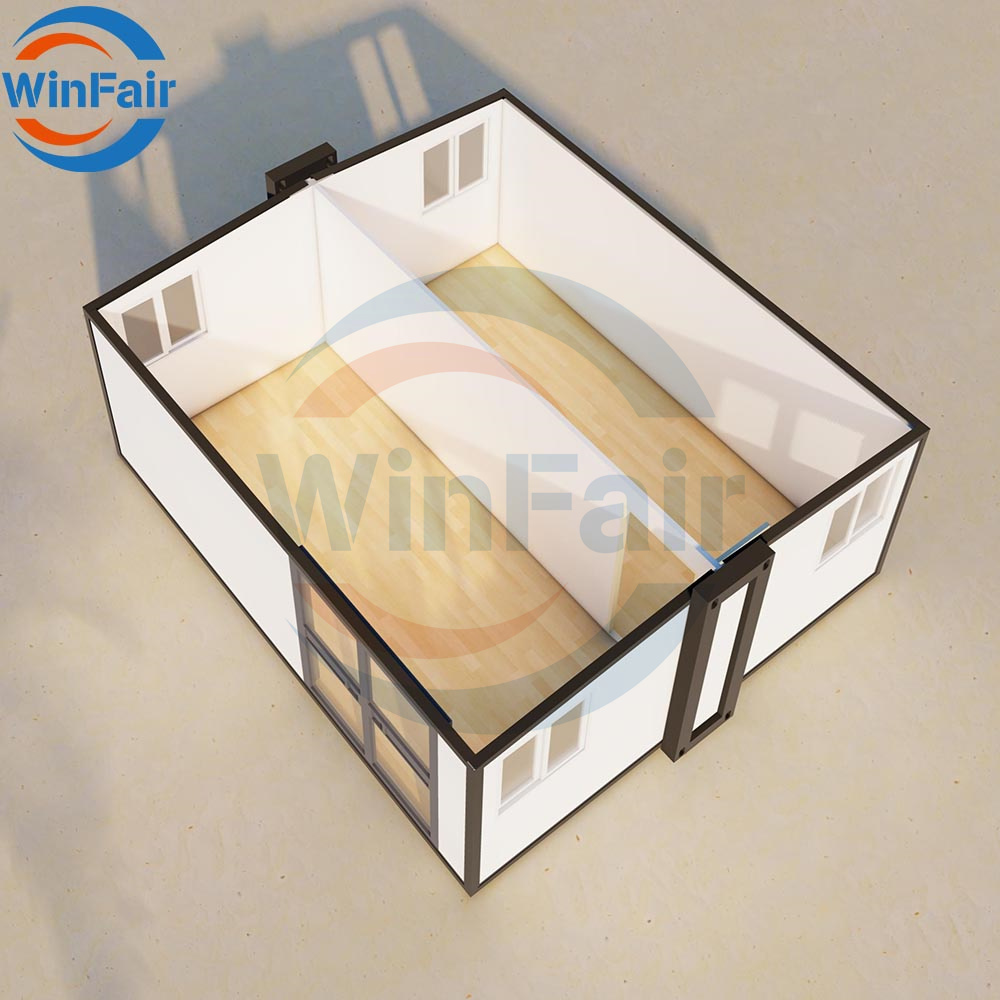 WinFair Low Cost Modular Prefab Tiny Expandable Container House Mobile Homes Prefabricated for Temporary Housing / Shelter