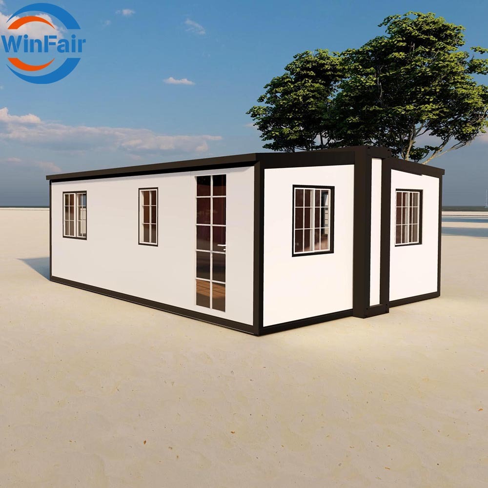 WinFair Luxury Prefab Tiny Modular Expandable Container Office Granny Flat House Home for Seaside Bungalow/Luxury Resort Villa